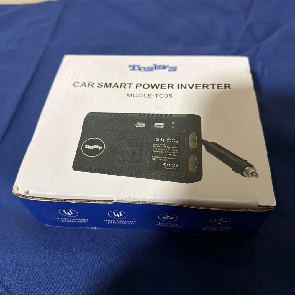 Tesla's Car Smart Power Inverter Model TC05. Brand New In Box‎